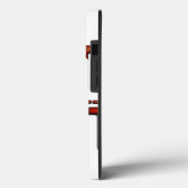 Coques Case-Mate iPhone Beau Extraordinaire Embossé Rouge Hakuna Matata Te (Verso / Gauche)