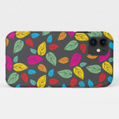 Coques Case-Mate iPhone beau feuille de motif (Dos (Horizontal))
