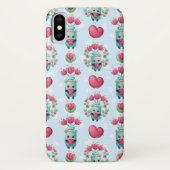 Coques Case-Mate iPhone Beau Floral Mason Jar Hearts Motif (Dos)