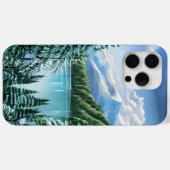 Coques Case-Mate iPhone Beau Hiver Sky Mountain Lake (Verso (horizontal))