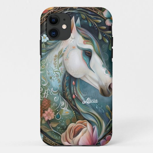 Coques Case-Mate iPhone Beau Imaginaire Cheval Blanc (Dos)