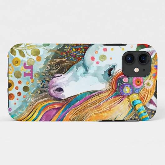 Coques Case-Mate iPhone Beau Imaginaire Unicorn (Dos (Horizontal))