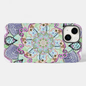 Coques Case-Mate iPhone Beau Jardin Doily Mandala Art (Verso (horizontal))