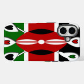 Coques Case-Mate iPhone Beau Kenya Lovely Hearts Art Motif Extraordinaire (Verso (horizontal))