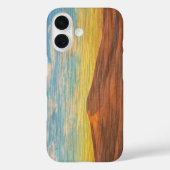 Coques Case-Mate iPhone Beau Lever de Soleil sur Dunes de Sable sur Bois (Verso)