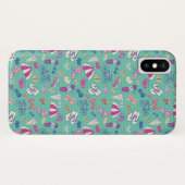 Coques Case-Mate iPhone Beau motif avec des éléments d'été (Dos (Horizontal))