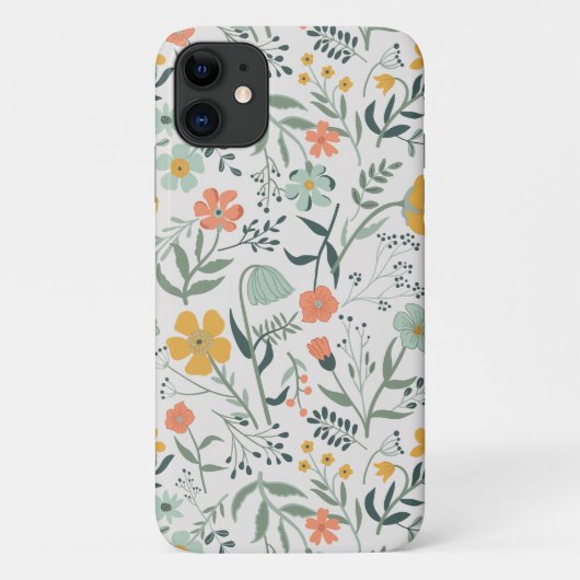 Coques Case-Mate iPhone Beau motif botanique floral (Dos)