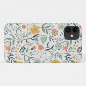 Coques Case-Mate iPhone Beau motif botanique floral (Dos (Horizontal))