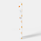 Coques Case-Mate iPhone Beau motif de coeurs orange (Verso / Gauche)