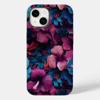 Beau Motif de fleurs d'Hibiscus