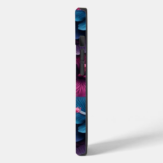 Coques Case-Mate iPhone Beau Motif de fleurs d'Hibiscus (Verso / Gauche)