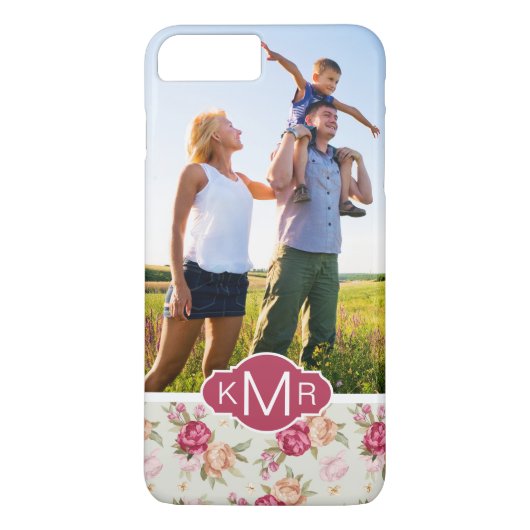 Coques Case-Mate iPhone Beau motif fait sur commande de photo et de (Dos)