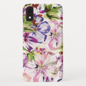 Coques Case-Mate iPhone Beau motif floral (Dos)