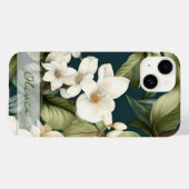 Coques Case-Mate iPhone Beau motif floral classique (Verso (horizontal))