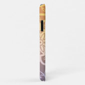 Coques Case-Mate iPhone Beau motif floral indien (Dos/Droite)