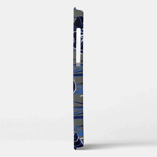 Coques Case-Mate iPhone Beau motif transparent avec aquarelle stylisée (Verso / Gauche)