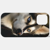 Coques Case-Mate iPhone Beau Oreiller Husky Lrow (Verso (horizontal))