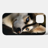 Coques Case-Mate iPhone Beau Oreiller Husky Lrow (Verso (horizontal))