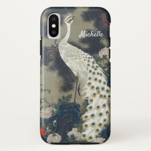 Coques Pour iPhone Beau paon blanc dans le pin