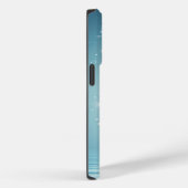 Coques Case-Mate iPhone beau papillon bleu brillant (Verso / Droite)