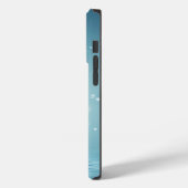 Coques Case-Mate iPhone beau papillon bleu brillant (Verso / Gauche)