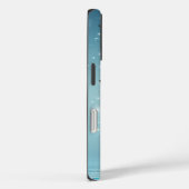 Coques Case-Mate iPhone beau papillon bleu brillant (Verso / Droite)