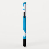 Coques Case-Mate iPhone Beau papillons Élégants Monogramme (Dos/Droite)