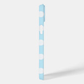 Coques Case-Mate iPhone Beau Pastel Bleu Avec Grands Pois (Verso / Droite)