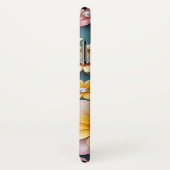 Coques Case-Mate iPhone Beau Pastel flamboyant motif floral avec pierres p (Dos/Droite)