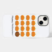 Coques Case-Mate iPhone Beau Patch Citrouille Halloween (Verso (horizontal))