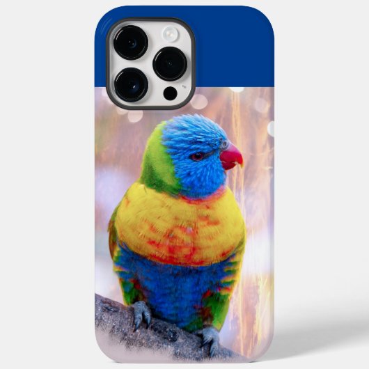 Coques Case-Mate iPhone Beau perroquet multicolore (Verso)