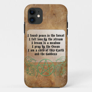 Coques Pour iPhone Beau poème Wiccan