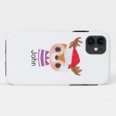 Coques Case-Mate iPhone Beau Reindeer Noël Animal d'hiver (Dos (Horizontal))
