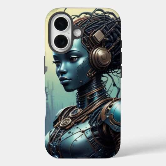 Coques Case-Mate iPhone Beau robot de loin dans le futur (Verso)