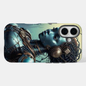 Coques Case-Mate iPhone Beau robot de loin dans le futur (Verso (horizontal))