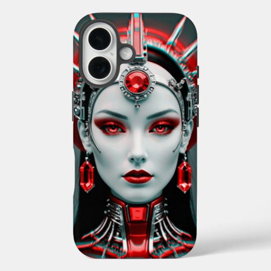 Coques Case-Mate iPhone Beau robot féminin du futur (Verso)