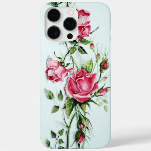 COQUES Case-Mate iPhone BEAU ROSE ROSE ROSE ET ROSEBUDS (Verso)