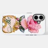 COQUES Case-Mate iPhone BEAU ROSE ROSE ROSE MONOGRAM (Verso (horizontal))