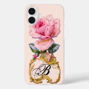 COQUES iPhone 16 PLUS BEAU ROSE ROSE ROSE MONOGRAM