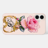 COQUES Case-Mate iPhone BEAU ROSE ROSE ROSE MONOGRAM (Verso (horizontal))