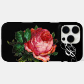 COQUES Case-Mate iPhone BEAU ROSE ROSE ROSE MONOGRAM (Verso (horizontal))