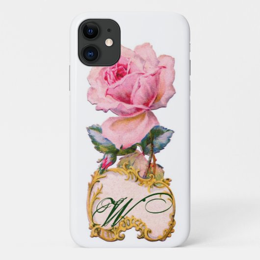 COQUES Case-Mate iPhone BEAU ROSE ROSE ROSE MONOGRAM (Dos)