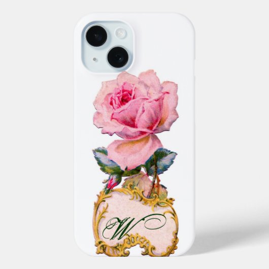 COQUES Case-Mate iPhone BEAU ROSE ROSE ROSE MONOGRAM (Verso)