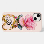 COQUES Case-Mate iPhone BEAU ROSE ROSE ROSE MONOGRAM (Verso (horizontal))