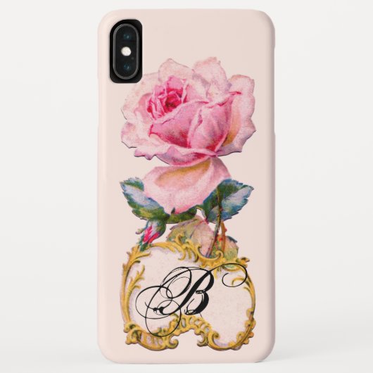 COQUES Case-Mate iPhone BEAU ROSE ROSE ROSE MONOGRAM (Dos)