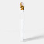 Coques Case-Mate iPhone BEAU ROSE ROSE ROSE MONOGRAM, Turquoise Aqua Blue (Verso / Droite)