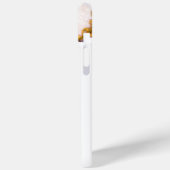 Coques Case-Mate iPhone BEAU ROSE ROSE ROSE MONOGRAM, Turquoise Aqua Blue (Verso / Gauche)