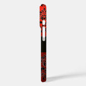 COQUES Case-Mate iPhone BEAU ROSE ROSE ROSE ROUGE BLACK DAMASK RUBY MONOGR (Verso / Gauche)