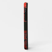 COQUES Case-Mate iPhone BEAU ROSE ROSE ROSE ROUGE BLACK DAMASK RUBY MONOGR (Dos/Gauche)