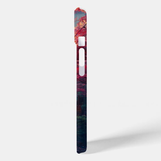 Coques Case-Mate iPhone Beau Train Au Coucher Du Soleil (Verso / Gauche)